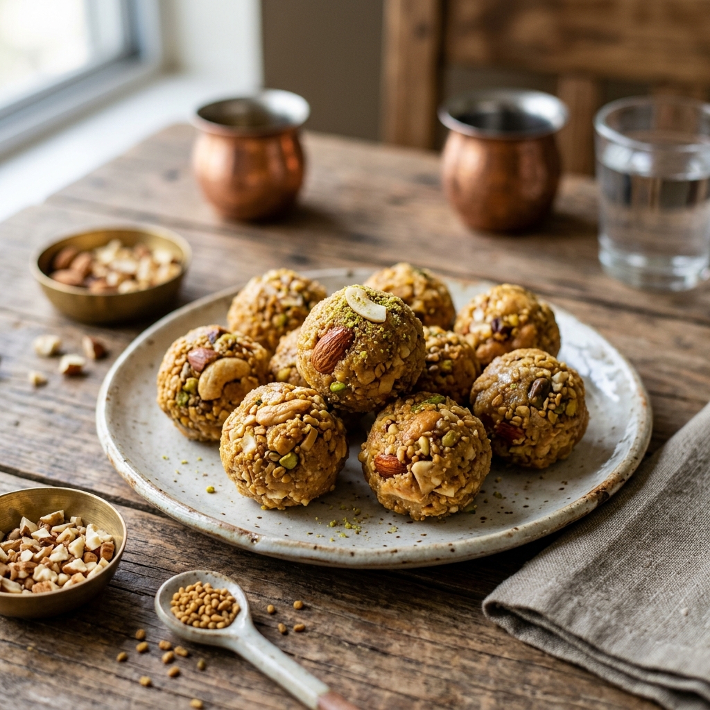 Jyotiraj Methi-Dry Fruits Sugar Free Laddu
